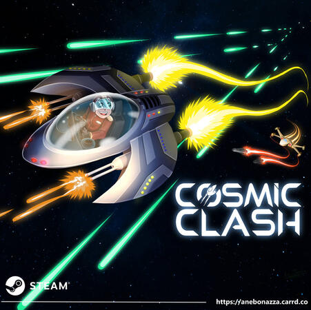 Cosmic Clash - steam capsule art