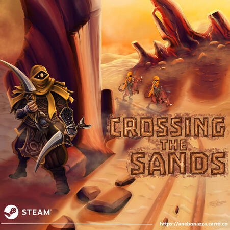 Crossing the Sands - steam capsule art