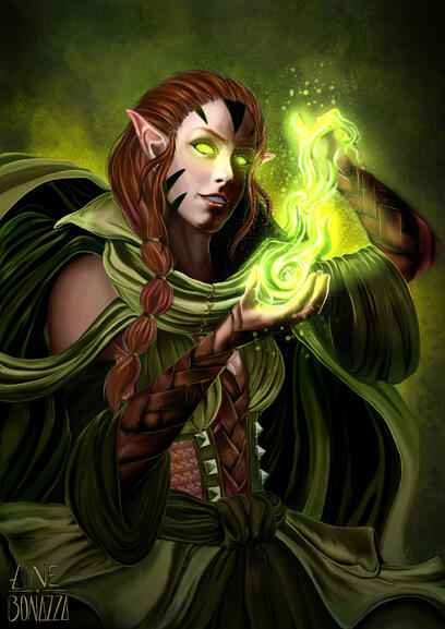 Nissa Revane - MTG - Fanart